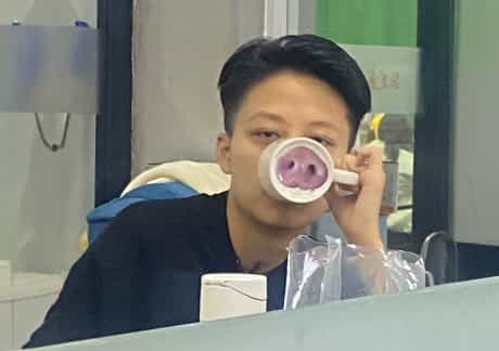 Bizarre and Funny Pig-Nosed Water Cup
