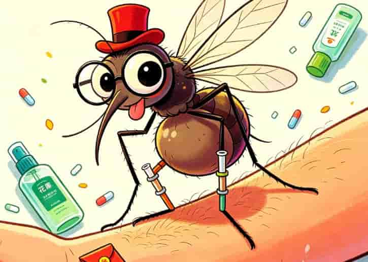 Funny Quirky Mosquito: The Silliest Tiny Summer Pe
