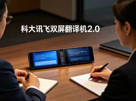科大讯飞双屏翻译机2.0使用技巧大全｜双屏交互、离线翻译、会议同传、省电养护全套