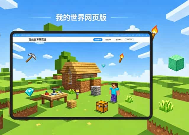 我的世界网页版完整游玩指南：浏览器直玩方块沙盒，轻量化 MC 在线游玩