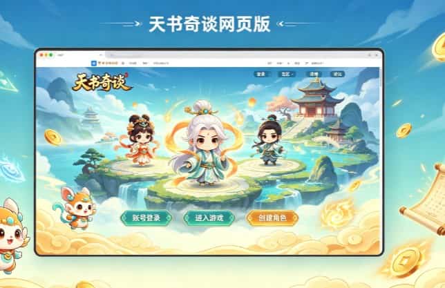 天书奇谈网页版纯净无广告完整指南：官方正版回合网游免客户端网页