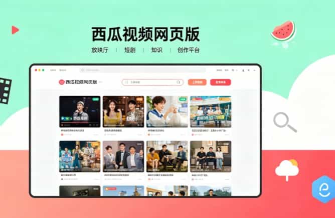 西瓜视频网页版纯净无广告完整指南：官方正版免安装观影