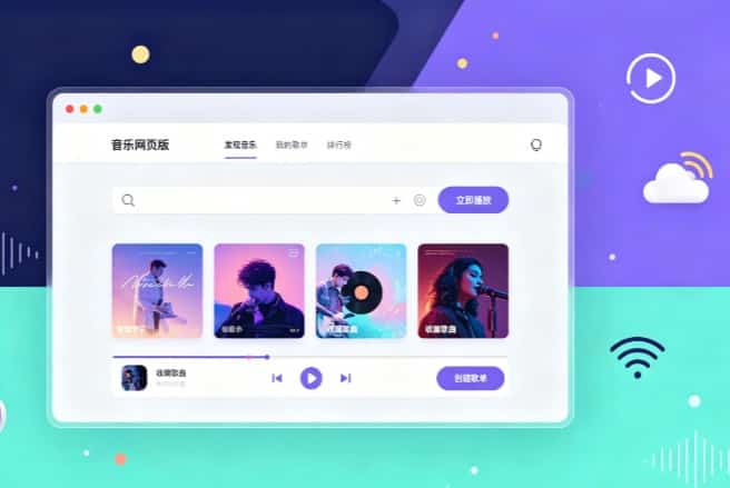 正版音乐纯净网页官网合集指南：免安装在线听歌无干扰